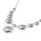 RACHEL GALLEY Orbit Collection - Tanzanite Necklace (Size 20) in Rhodium Overlay Sterling Silver 2.74 Ct, Silver Wt 21.45 Gms