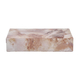 Stylish and Portable Marble Pattern Jewellery Box (Size 29x18.5x5.5Cm) - Light Brown