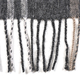 La Marey 100% Wool Check Pattern Scarf (Size 160x30 Cm) - Grey & Pink