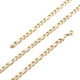 Italian Made Maestro Collection - 9K Yellow Gold Figaro Necklace (Size - 20) with Lobster Clasp, Gold Wt. 11.30 Gms