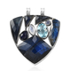 Sajen Silver ILLUMINATION Collection - Labradorite, Doublet Quartz and Rainbow Moonstone Pendant in Sterling Silver 33.00 Ct, Silver wt. 12.98 Gms
