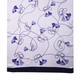 LA MAREY 100% Glossy Mulberry Silk Tassel Cord Pattern Grey and Blue Scarf (175x52cm)