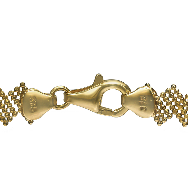 9K Yellow Gold  Bracelet,  Gold Wt. 4 Gms