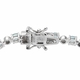 Grandidierite and Natural Cambodian Zircon Bracelet (Size 7.5) in Platinum Overlay Sterling Silver 4.59 Ct, Silver wt. 9.30 Gms