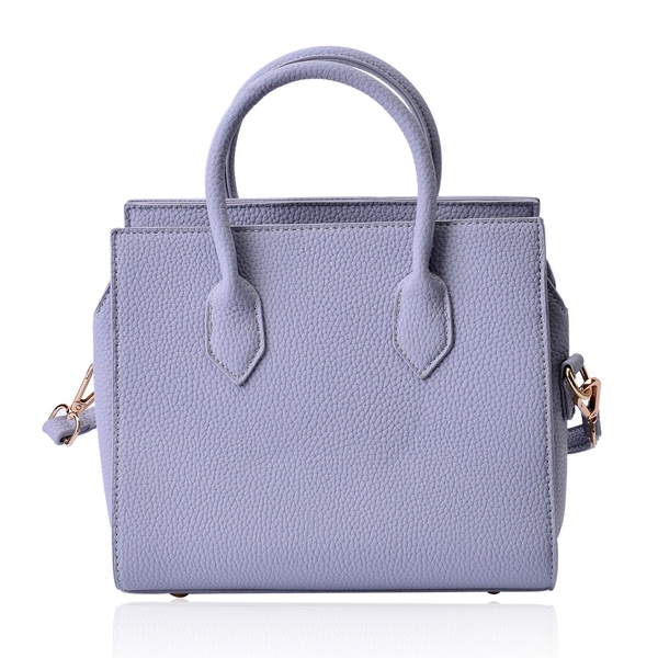 Avenue Grey Colour Crossbody Bag with Adjustable and Removable Shoulder Strap (Size 24x20x12 Cm)