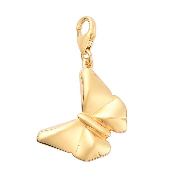 Butterfly Charm in 14K Gold Overlay Sterling Silver