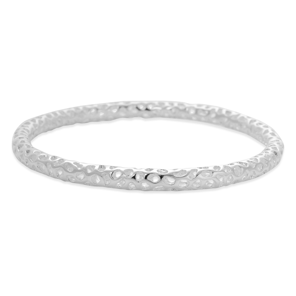 RACHEL GALLEY Sterling Silver Allegro Bangle (Size 8.25), Silver wt 17.30 Gms.