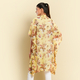 TAMSY Floral Pattern Kimono (One Size (8-18 ) - Yellow