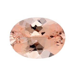 AAAA IGI Certified Morganite Faceted Oval 16.02x11.99MM (Depth - 7.47mm) 7.99 Cts