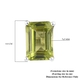 Natural Hebei Peridot Earrings (With Push Back) in Platinum Overlay Sterling Silver 1.70 Ct.
