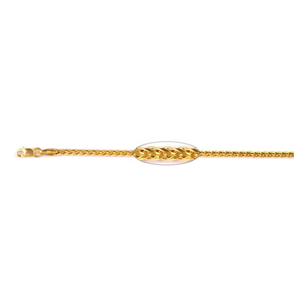 JCK Vegas Collection 22K Y Gold Spiga Chain (Size 20), Gold wt 8.38 Gms.