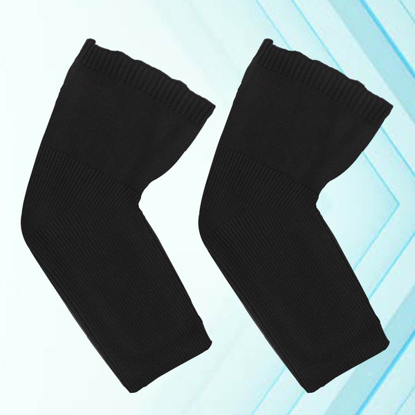 Set of 2 - Compression Elbow Sleeves (Size 33x12 Cm) - Black