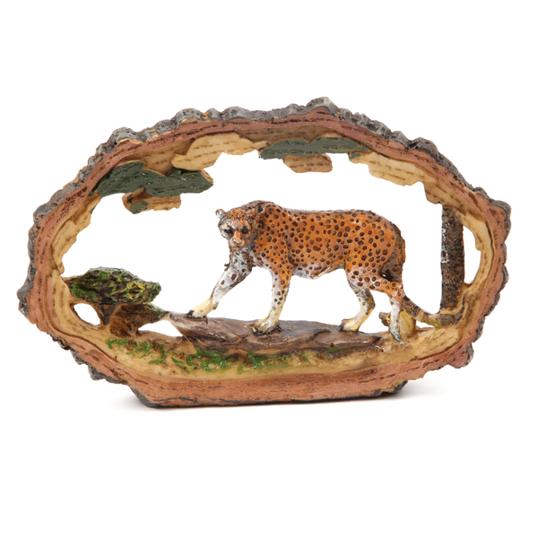 Home Decor - Set of 4 Deer, Stallion, Cheetah and Rhinoceros High Detailed Ornaments