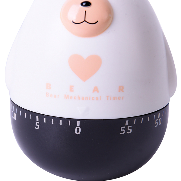 Set of 2 Bear Timers - White and Brown