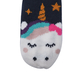 Unicorn Cabin Socks with Fleece Lining (Size 4-7) - Navy & Multi