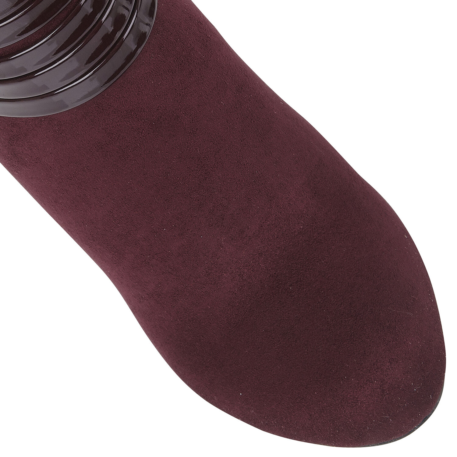 Lotus Nell Closed Toe Shoe Boot in Burgundy