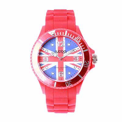 RUBBA - BST British Triumph Collection Red Edition Sapphire Glass Bezelled Wrist Watch