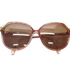 DIOR Ladies Red Oversized Sunglasses with Brown Lenses