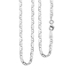 NY Close Out Deal - Sterling Silver Mariner Link Chain (Size - 24) With Lobster Clasp
