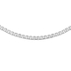 9K White Gold Box Venetian Chain (Size - 20) With Spring Ring Clasp.