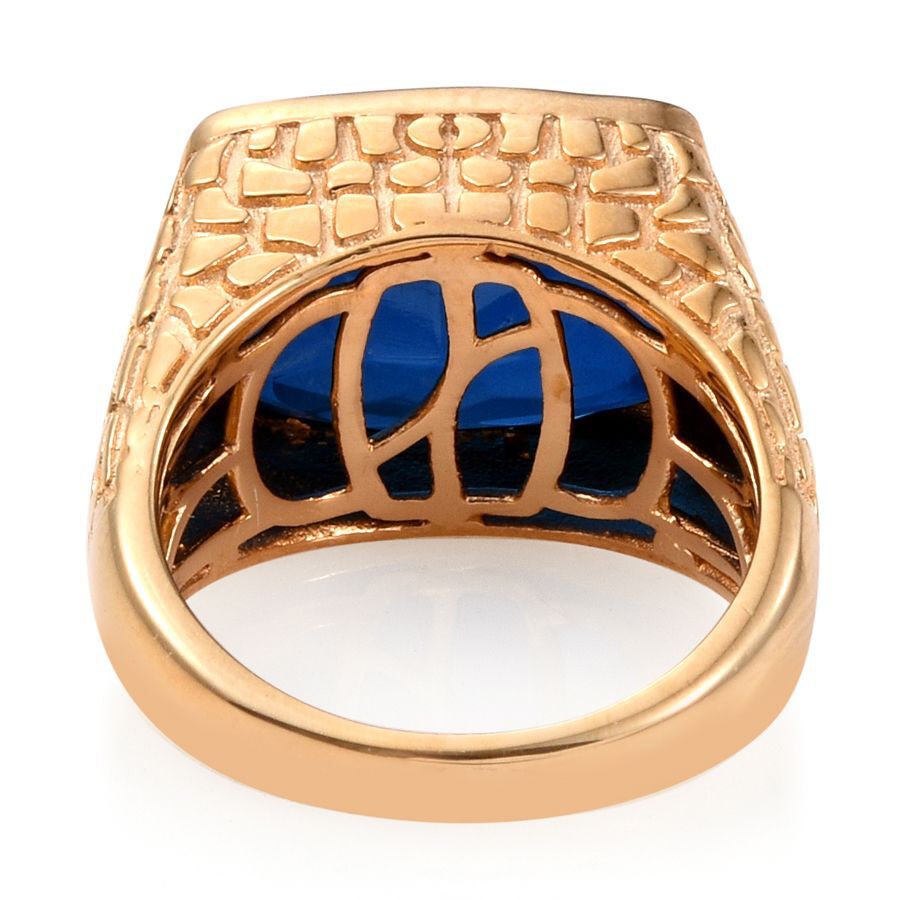 Ceylon Colour Quartz (Cush) Ring in 14K Gold Overlay Sterling Silver 11.500 Ct.