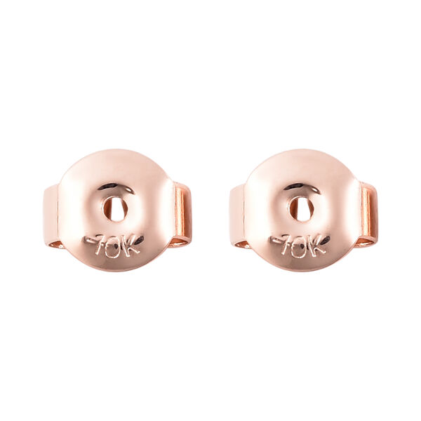 10K Rose Gold Earring Push Backs 3719730 TJC