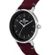 BEN SHERMAN Black Dial Watch with Mulberry Leather Strap
