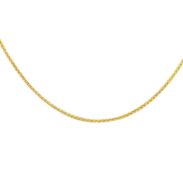 Hatton Garden Deal - ILIANA 18K Yellow Gold Spiga Necklace with Spring Ring Clasp (Size - 18)