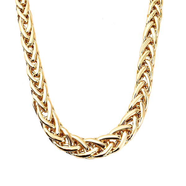 Maestro Collection - 9K Yellow Gold Spiga Necklace (Size - 20) With Lobster Clasp, Gold Wt. 6.60 Gms