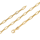 One Time Close Out-ILIANA 18K Yellow Gold Paperclip Necklace (Size - 20) With Lobster Clasp, Gold Wt. 5.24 Gms