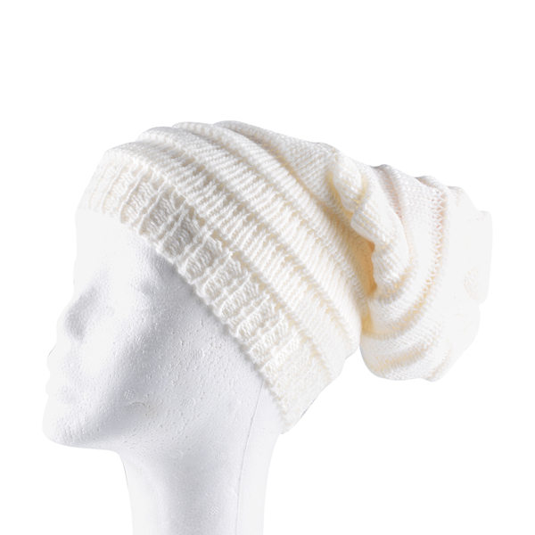 FIORUCCI White Knitted Hat (Size 27x20cm)