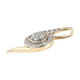 RACHEL GALLEY Embrace Collection - 9K Yellow Gold SGL Certified Diamond (I1/G-H) Pendant 0.20 Ct.