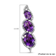Moroccan Amethyst Pendant in Platinum Overlay Sterling Silver 1.35 Ct.