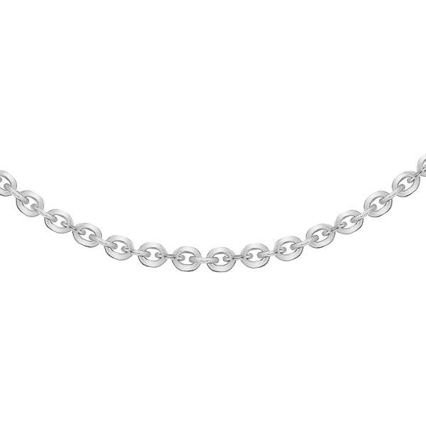 Sterling Silver Trace Chain with Lobster Clasp (Size 16)