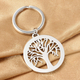 Tree of Life Key Chain in Silver Tone