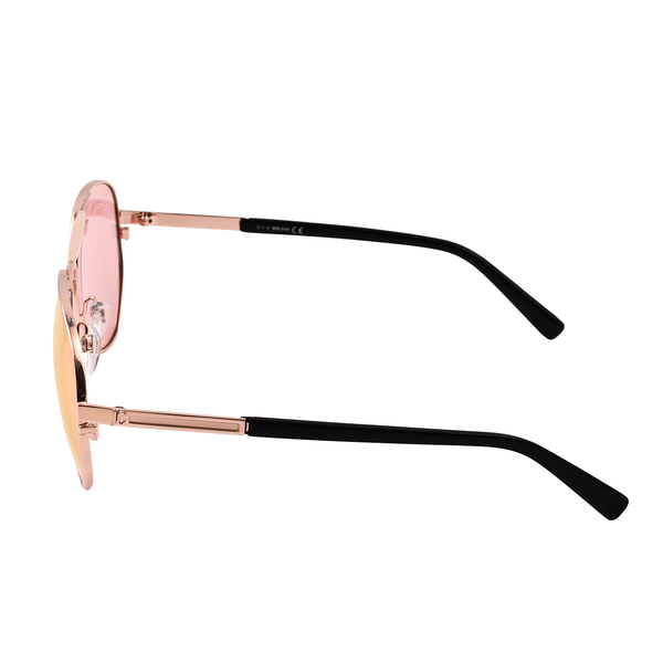 JUST CAVALLI Unisex Gold Aviator Sunglasses - Pink