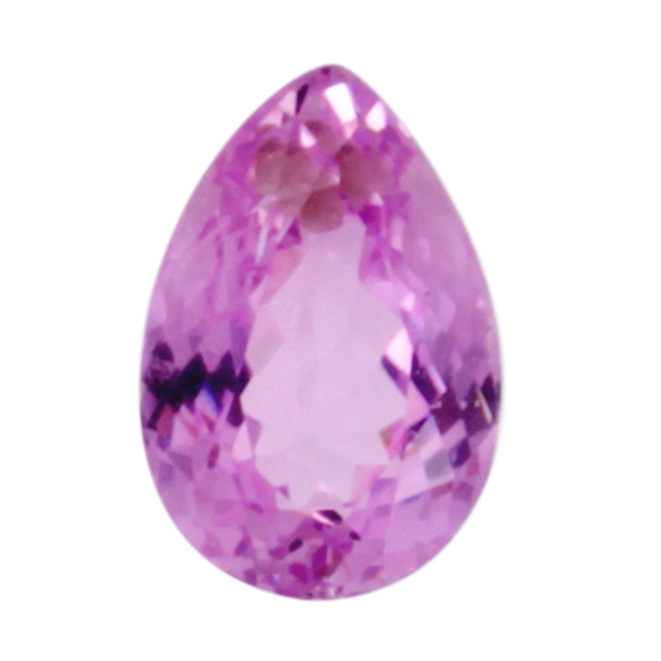 Kunzite (Pear 17x11.5 Faceted 3A) 12.410 Cts