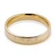Close Out Deal- 9K Yellow Gold Diamond Cut Textured Band Ring
