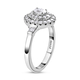 RHAPSODY 950 Platinum IGI Certified Diamond (VS/E-F) 30 Pointers Solitaire Ring 1.00 Ct, Platinum Wt. 5.66 Gms