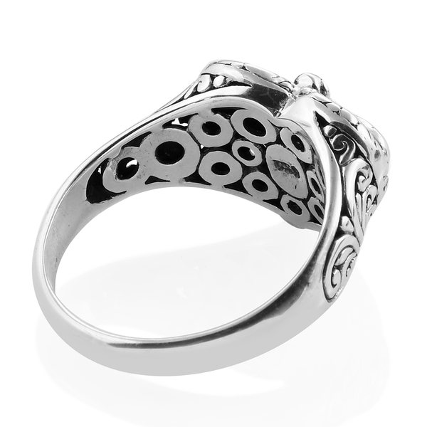 Royal Bali Collection Sterling Silver Dragonfly Ring, Silver wt 5.45 Gms.