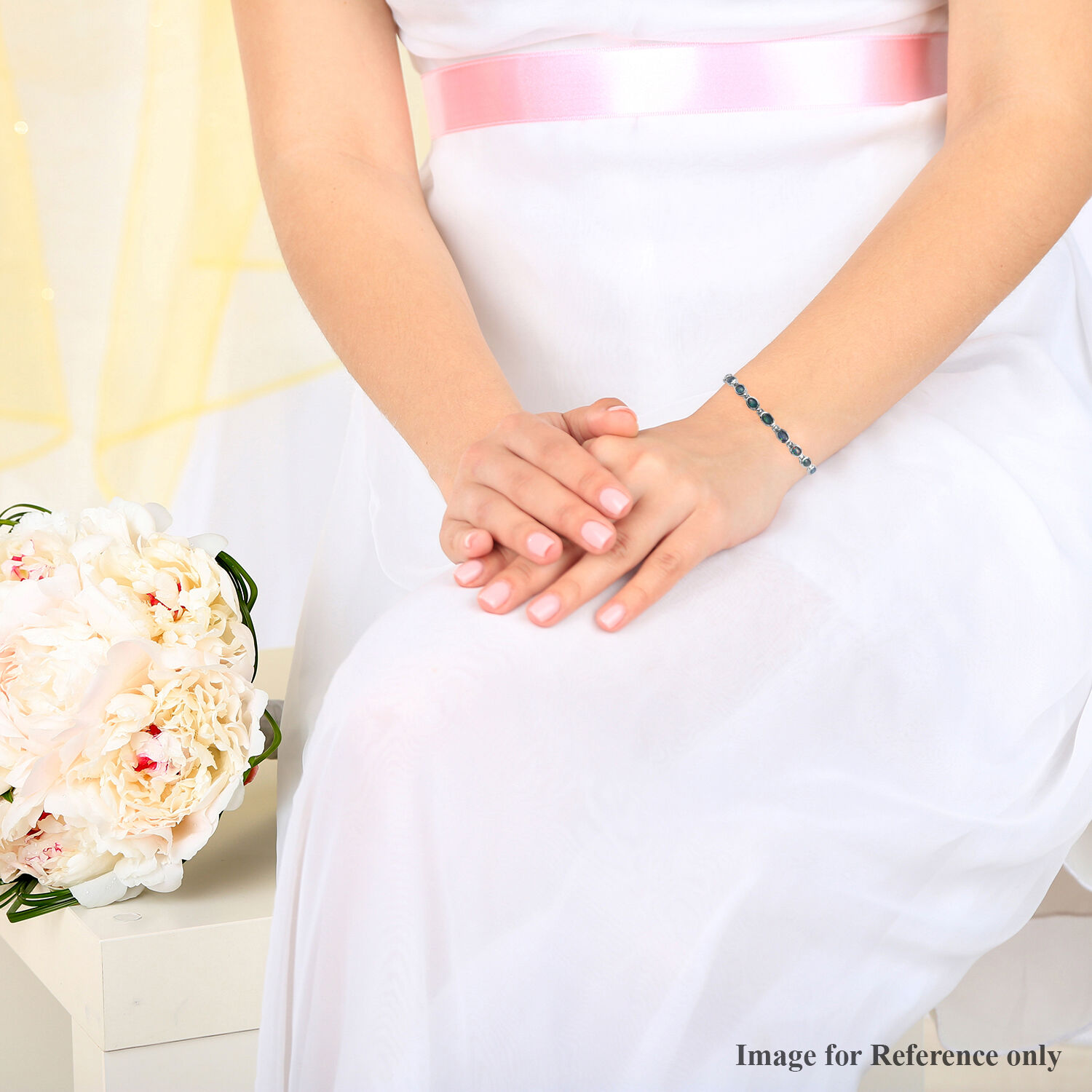 Australian Boulder Opal Bracelet (Size 7.5) in Platinum Overlay Sterling Silver, Silver wt. 8.14 Gms