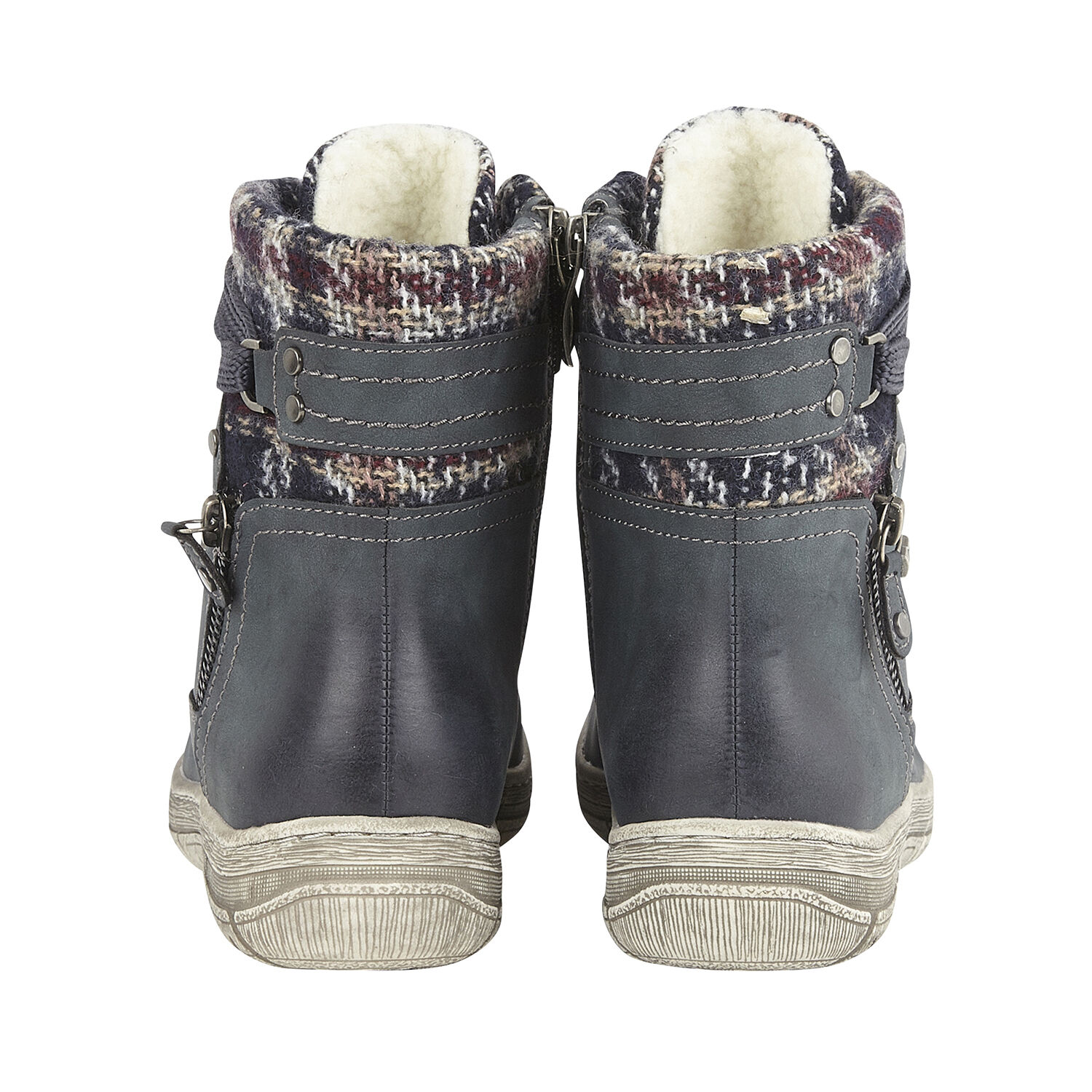 Lotus Denim Teagan Zip-Up Ladies Ankle Boots