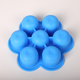 Set of 2 - Ice Ball Moulds with Cover (Size 21x19x4cm) - Blue & Red