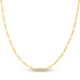 NY Close Out 14K Yellow Gold Figaro Necklace (Size - 20) with Lobster Clasp, Gold Wt 2.00 Gms