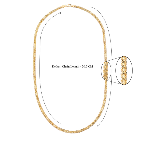 Hatton Garden Close Out- PHOENIX 9K Yellow Gold Necklace (Size - 20) with Lobster Clasp, Gold Wt. 7.31 Gms