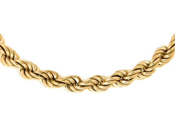 Close Out Deal 9K Y Gold Rope Chain (Size 20), Gold wt. 10.40 Gms.