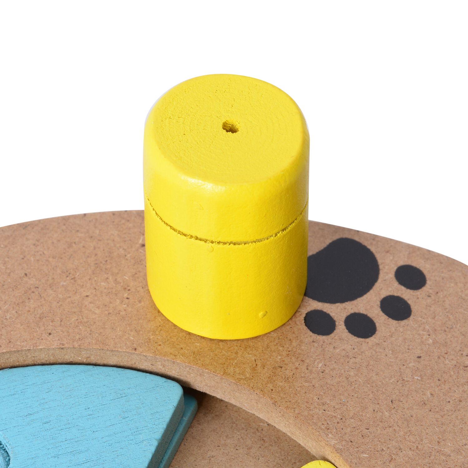 Multi Colour Wooden Pet IQ Training Toy (Size 24x23 Cm)