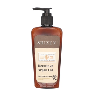 SHIZEN Keratin & Argan Oil Hair Conditioner - Nature of Love,Smooth Hair, Tangle Free (200 ml) 100% 