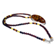Natural Baltic Amber Necklace (Size - 22) in Sterling Silver, Silver Wt. 10.40 Gms