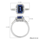 RHAPSODY 950 Platinum AAAA Tanzanite and Diamond (VS/E-F) Ring 2.66 Ct.